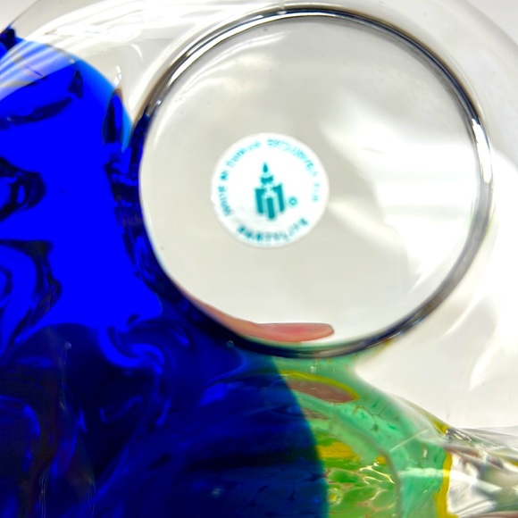 Partylite tropical Angel fish art glass tea light holder - Picture 5 of 8